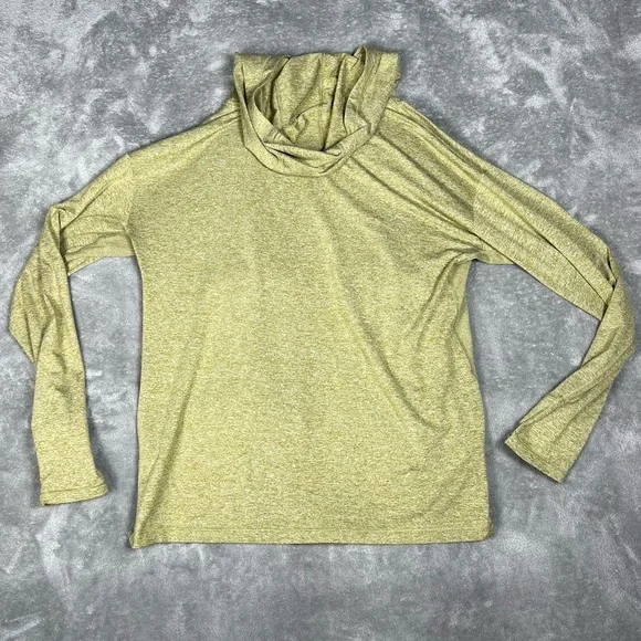 Athleta Hoodie Womens Medium Uptempo II Green Athletic Gym Lounge Outdoors Run - Picture 4 of 7